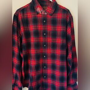 NWT Woolrich 100% Cotton Multicolored Men’s L Long Sleeve Button Up Shirt